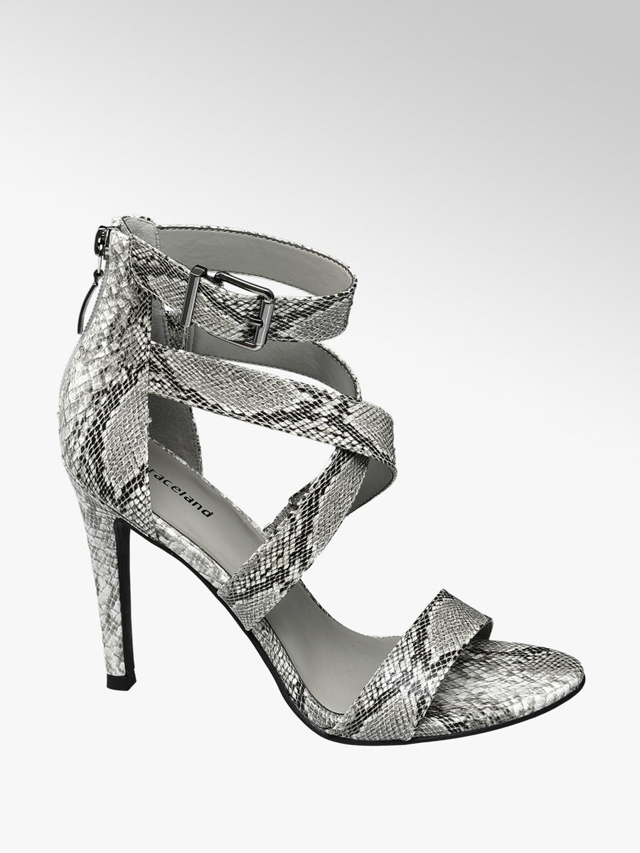 Graceland Damen Grau Von In Sandaletten Party NOm0vwn8